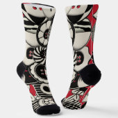 アールデコボタンソックス ソックス (傾斜あり)