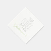 アールデコボヘミアンブライド 未来のミセス |ナプキンス スタンダードカクテルナプキン (角)