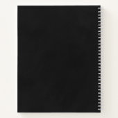 アールデコボホコテージコアステイ野生のムーンチャイルド ノートブック (裏面)