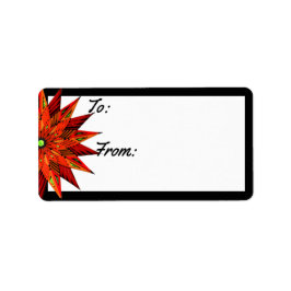 アールデコポインセチアから ラベル