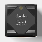 アールデコポー結婚式の引き出物箱 フェイバーボックス (上部)