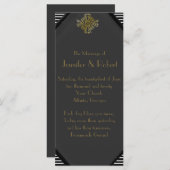 アールデコポー結婚式 プログラム (正面/裏面)