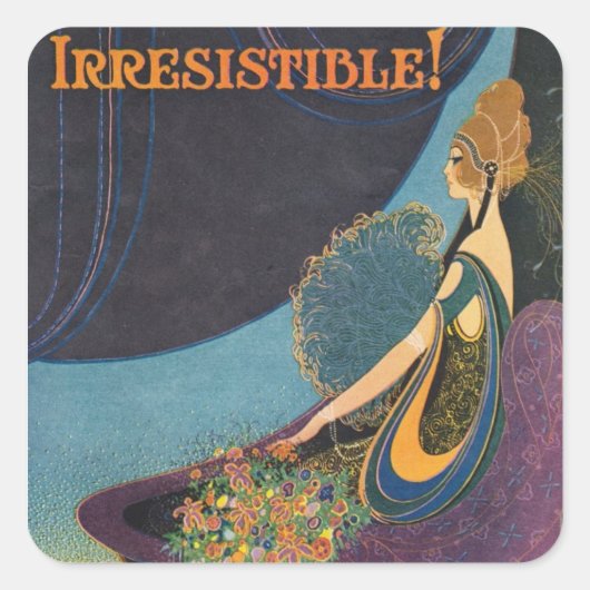 アールデコマヴィス香料広告 スクエアシール (正面)