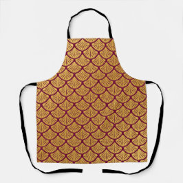 アールデコマーメはかりで測ード – マゼンタ エプロン