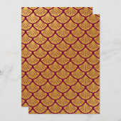 アールデコマーメはかりで測ード – マゼンタ シーズンカード (正面/裏面)