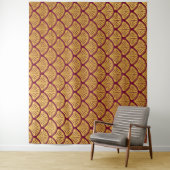 アールデコマーメはかりで測ード – マゼンタ タペストリー (インサイチュ)