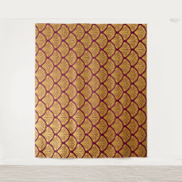 アールデコマーメはかりで測ード – マゼンタ タペストリー