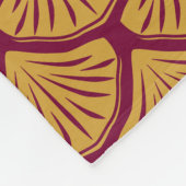 アールデコマーメはかりで測ード – マゼンタ フリースブランケット (角)