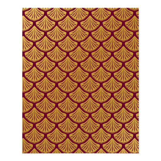 アールデコマーメはかりで測ード – マゼンタ ポスター (正面)