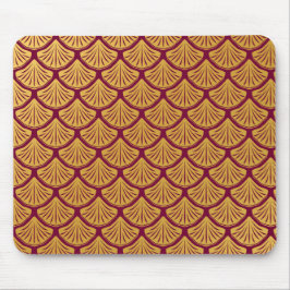 アールデコマーメはかりで測ード – マゼンタ マウスパッド