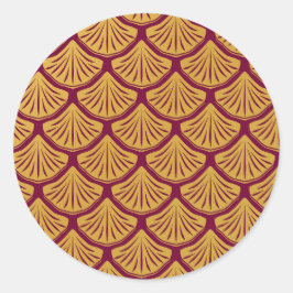 アールデコマーメはかりで測ード – マゼンタ ラウンドシール