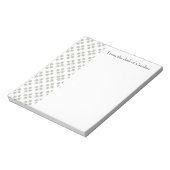 アールデコミニスターパーソナライズされたメモ帳 ノートパッド (回転)