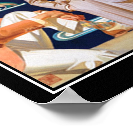 アールデコメンズファッションヴィンテージポスター ポスター (角)