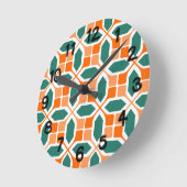 アールデコモザイク ラウンド壁時計 (傾斜)