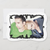 アールデコモダンの招待 招待状 (裏面)