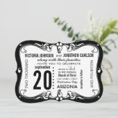 アールデコモダンの招待 招待状 (スタンド正面)