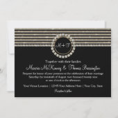 アールデコモダン横型結婚セット 招待状 (裏面)