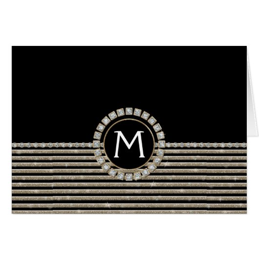 アールデコモダン水平ストライプグリッター外観 (正面横)