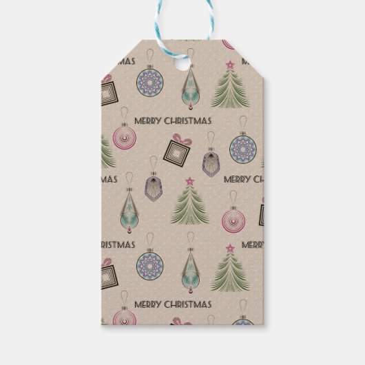 アールデコモダン装飾用デコヴィンテージクラフトレット ギフトタグ (正面)