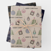 アールデコモダン装飾用デコヴィンテージクラフトレット ラッピングペーパーシート (インサイチュ)