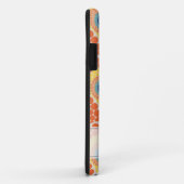 アールデコモノグラムのエーゲ夏色放射曼荼羅 Case-Mate iPhoneケース (裏面/右)