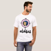 アールデコユニセックスデザインTシャツ Tシャツ (正面フル)