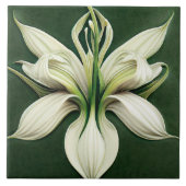 アールデコライリーウォールデコールアールヌーボーセラミックタイル タイル (正面)