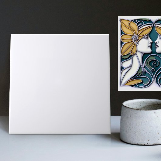 アールデコライリーマッチUnicolorライトブルーセラム タイル