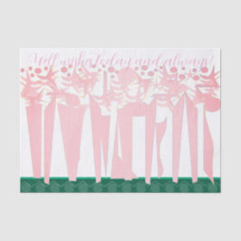 アールデコラッピング紙フラットシートセット3 薄葉紙