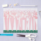 アールデコラッピング紙フラットシートセット3 薄葉紙 (クラフト)