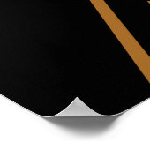 アールデコラブハート縁ど ポスター (角)