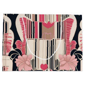 アールデコラブラッピング紙 ラージペーパーバッグ (裏面)