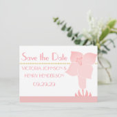 アールデコリリモダンタイポグラフィウェディング招待 招待状 (スタンド正面)