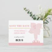 アールデコリリモダンタイポグラフィウェディング招待 招待状 (スタンド正面)