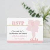 アールデコリリモダンタイポグラフィウェディング招待 招待状 (スタンド正面)