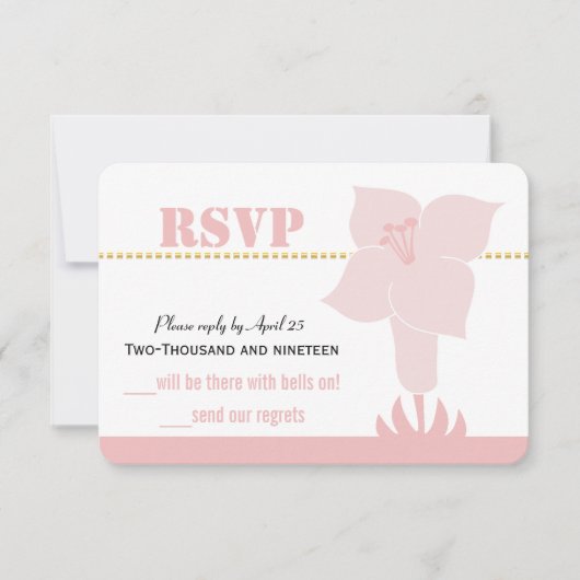 アールデコリリモダンタイポグラフィウェディング招待 招待状 (正面)