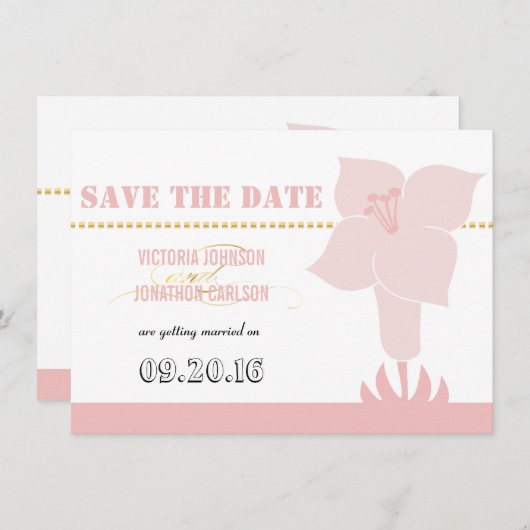 アールデコリリモダンタイポグラフィ結婚ズ 招待状 (正面/裏面)