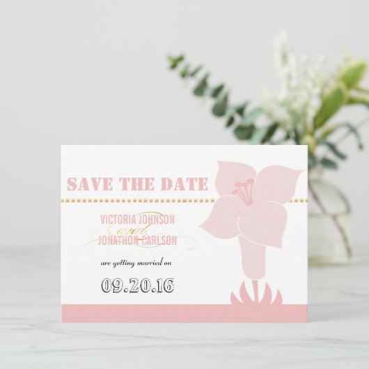 アールデコリリモダンタイポグラフィ結婚ズ 招待状 (スタンド正面)