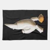 アールデコレストランシェフ、ヴィンテージビジネス キッチンタオル (横)