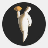 アールデコレストランシェフ、ヴィンテージビジネス ラウンドシール (正面)