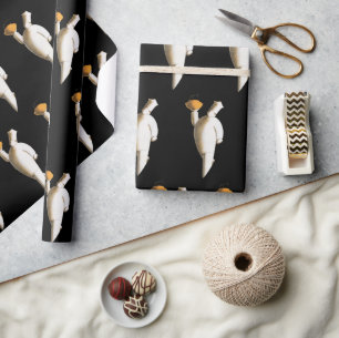 アールデコレストランシェフ、ヴィンテージビジネス ラッピングペーパー