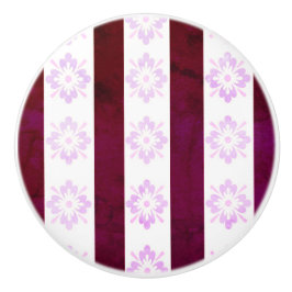 アールデコレッドピンクセラミックプル セラミックノブ