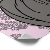 アールデコレディとダマスク – BIANCA:ティータイム ポスター (角)