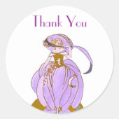 アールデコレディクラシックー丸シール ラウンドシール (正面)