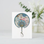 アールデコレディヴィンテージイラストレーション葉書 ポストカード (スタンド正面)