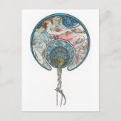 アールデコレディヴィンテージイラストレーション葉書 ポストカード (正面)