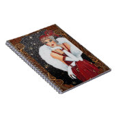 アールデコレディヴィンテージファースパイラルフォトノートブック ノートブック (右側)