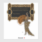 アールデコレディーエマーキング引用文 シール (シート)