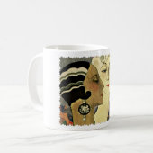 アールデコレディース コーヒーマグカップ (正面左)