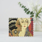 アールデコレディース ポストカード (スタンド正面)